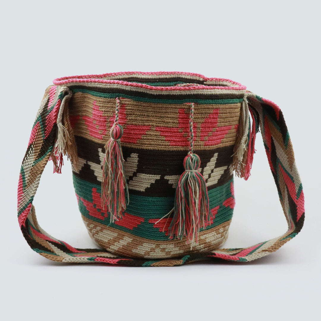 Handcraft Wayuu Backpacks Tribal Crochet Backpack