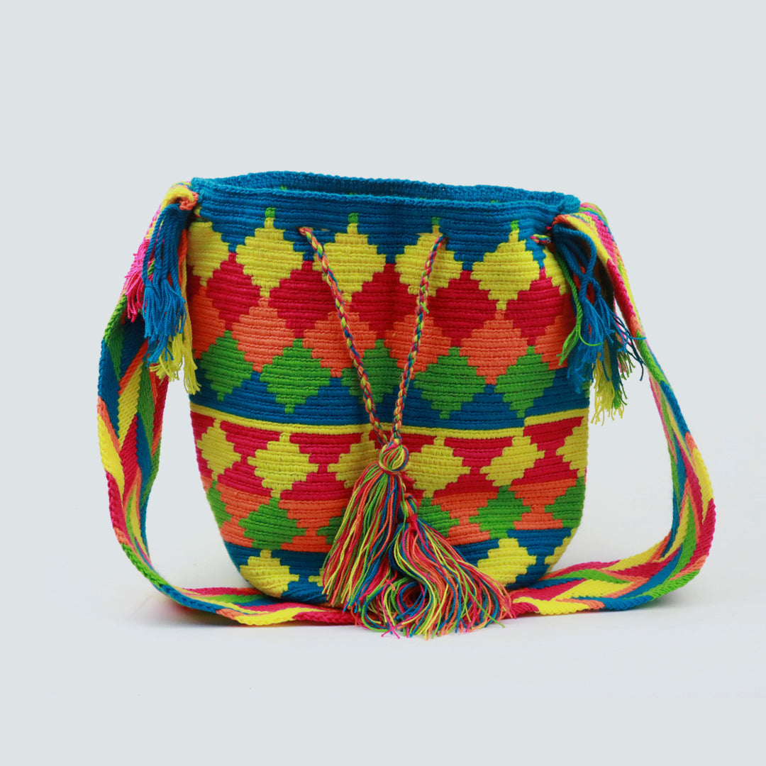 Handcraft Wayuu Backpacks Tribal Crochet Backpack