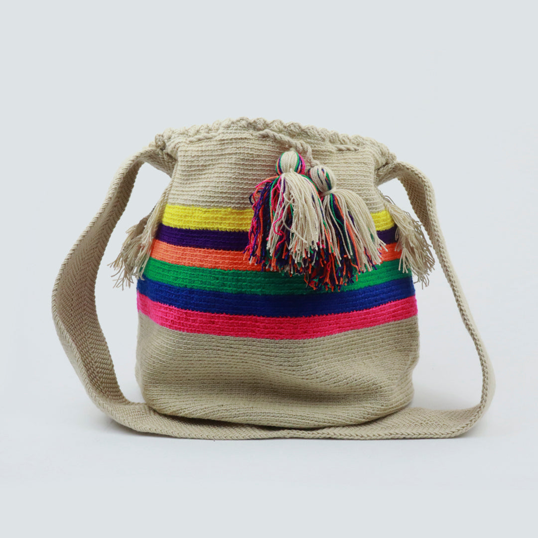 Handcraft Wayuu Backpacks Tribal Crochet Backpack