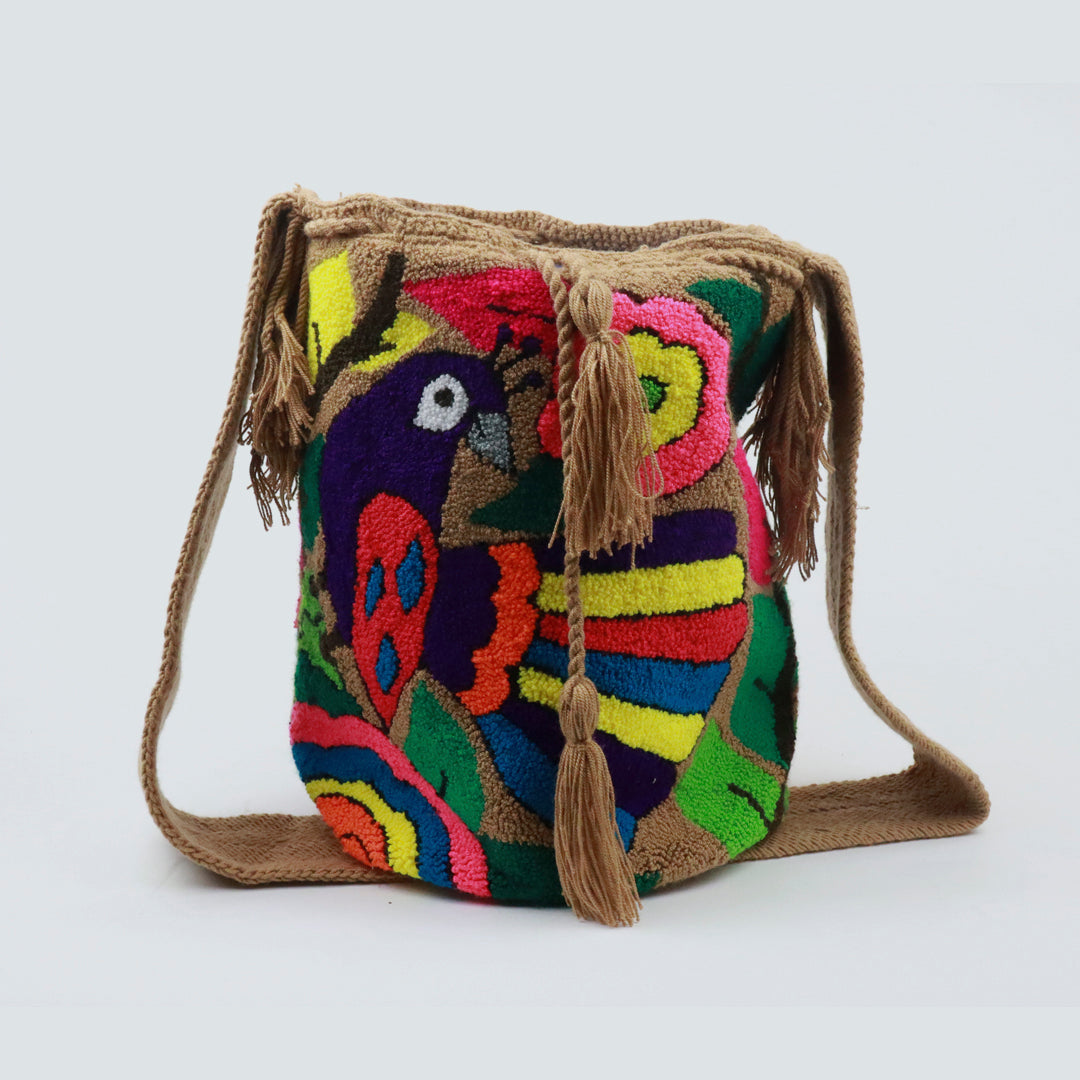 Handcraft Wayuu Backpacks Tribal Crochet Backpack