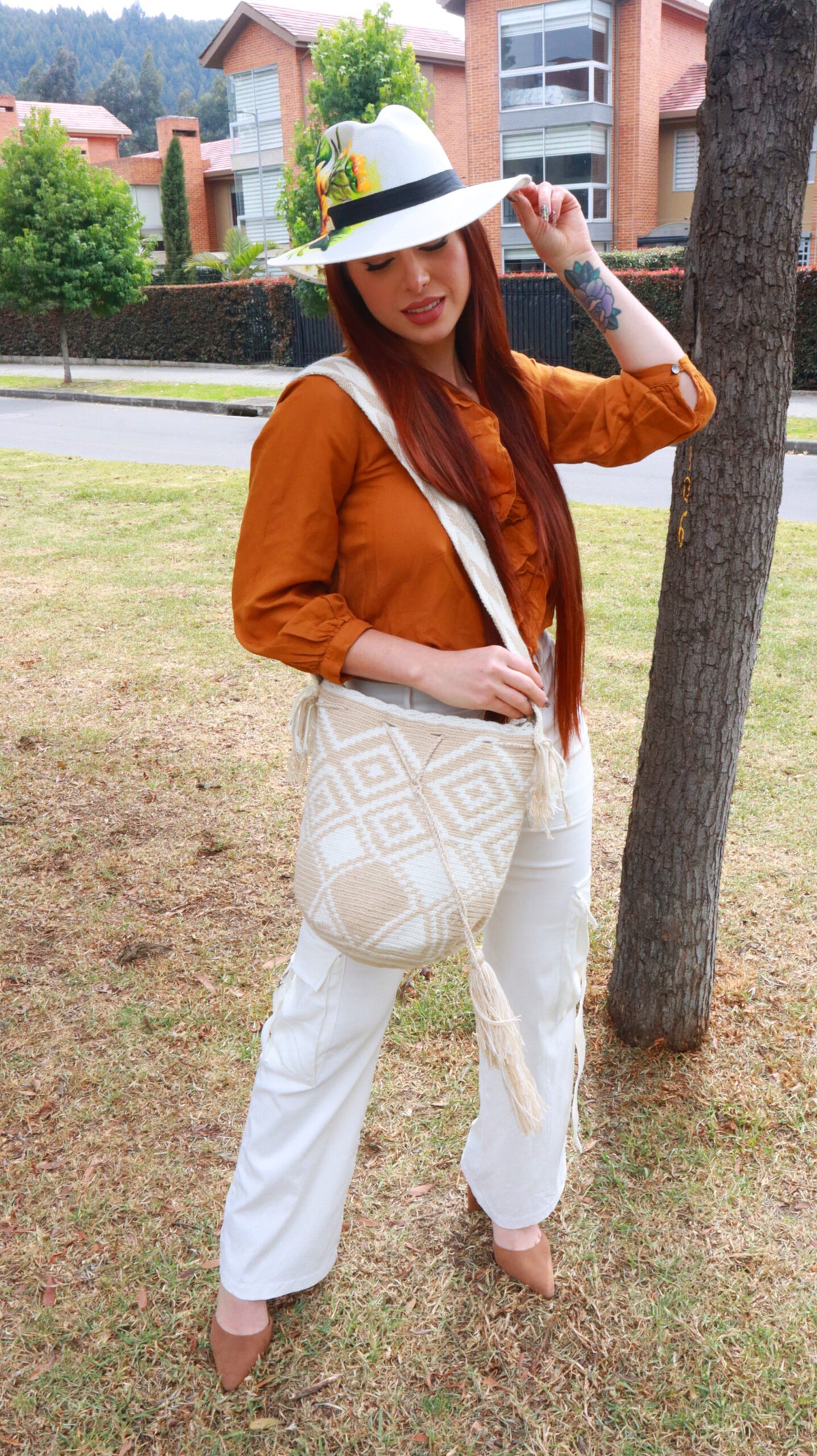 Handcraft Wayuu Backpacks Tribal Crochet Backpack