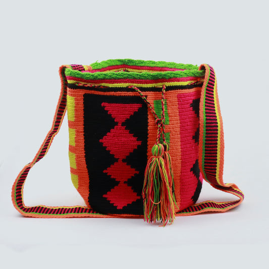 Handcraft Wayuu Backpacks Tribal Crochet Backpack