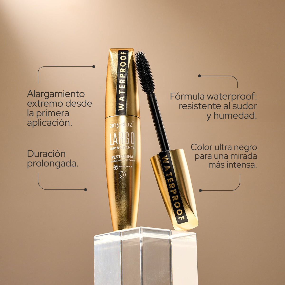 Waterproof Mascara "Largo Impactante"