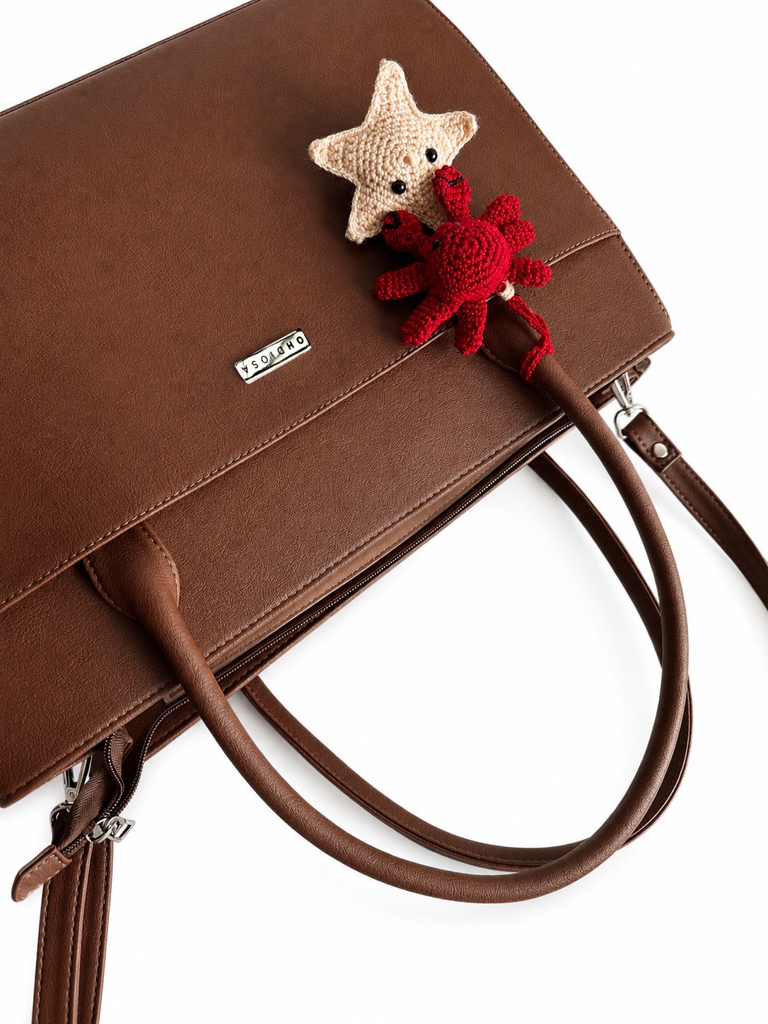 Betty Work Tote Bag – Faux Leather Laptop Shoulder Bag
