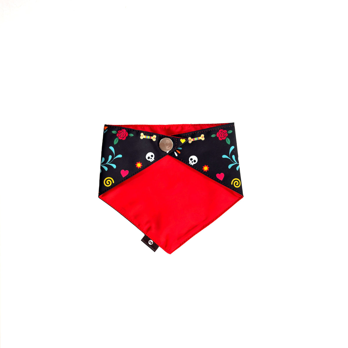 Day of the Dead Black Pet Bandana