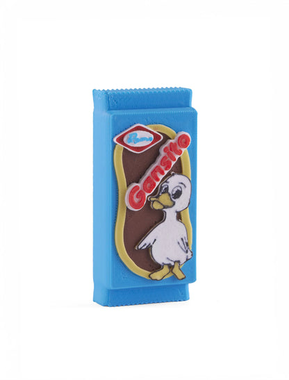 Gansito 3D printed fridge magnet