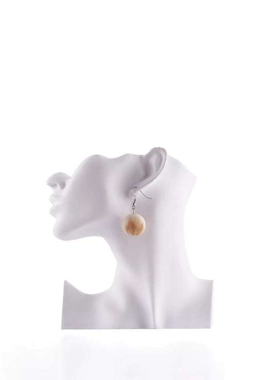 Pandebono 3D printed pair of earrings