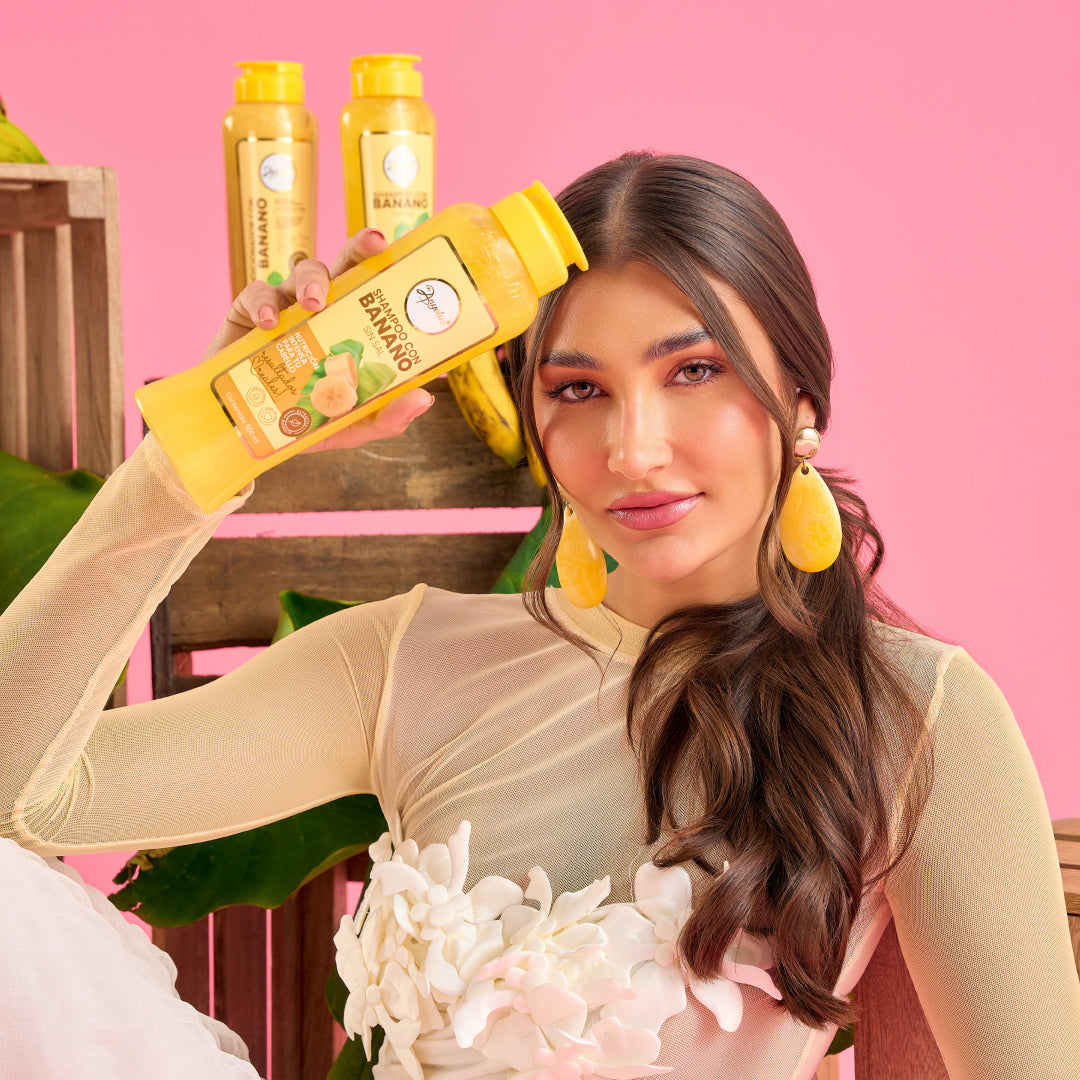 Banana Shampoo with Biotin & Keratin