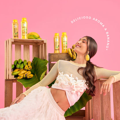 Banana Shampoo with Biotin & Keratin