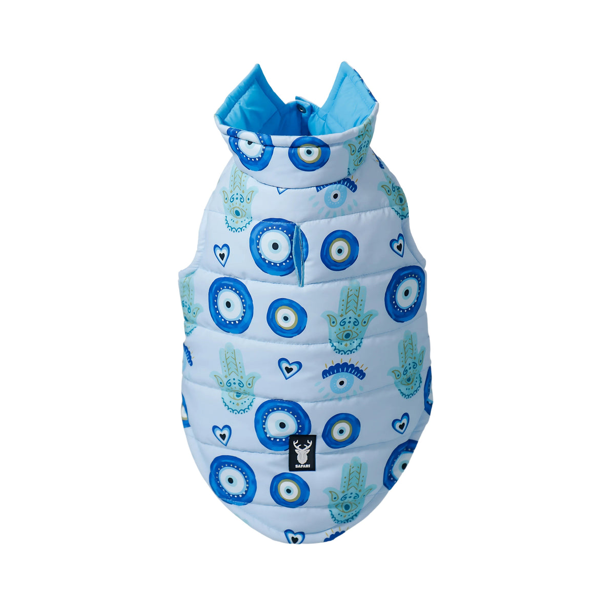 Evil Eye Padded Dog Vest