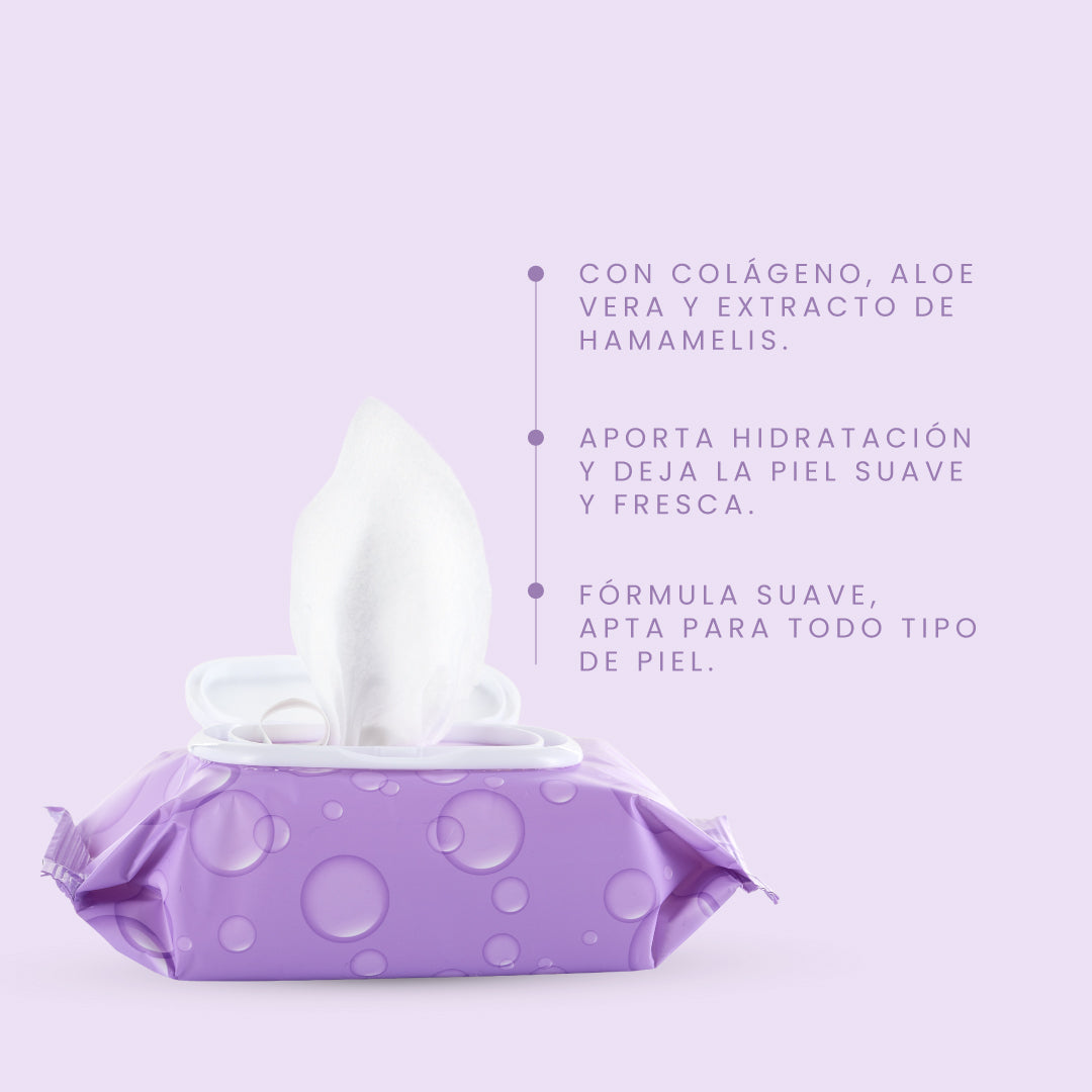 Makeup Remover Wipes with Collagen