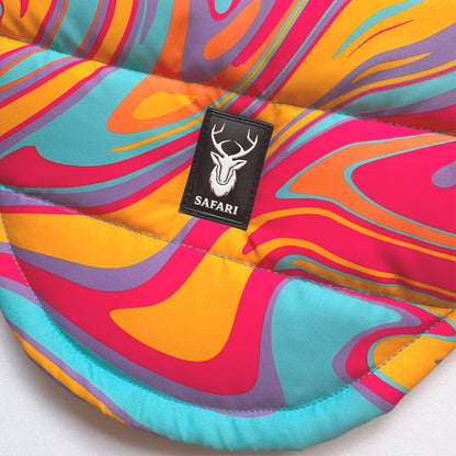 Psychedelic Tropical Padded Dog Vest