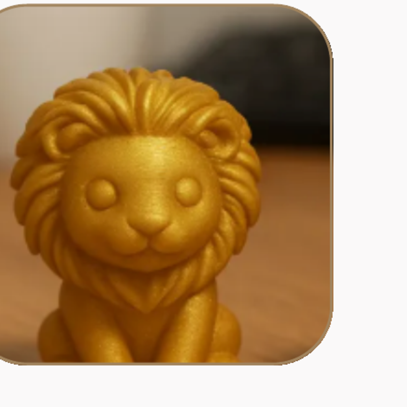 Little Lion silicone candle mold
