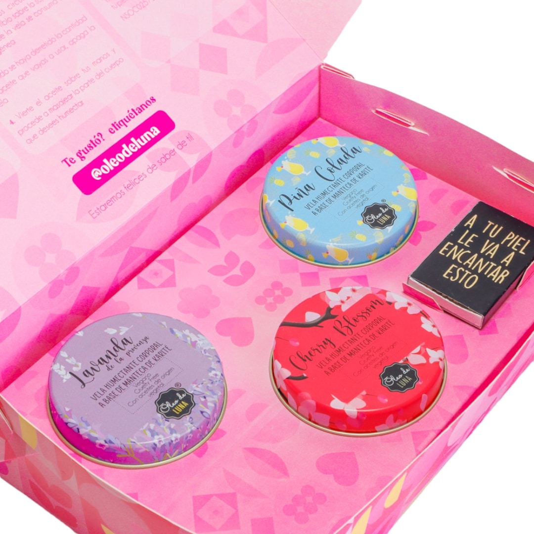 Box of 3 Assorted Moisturizing Body Candles