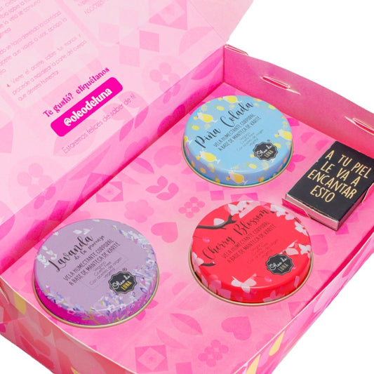 Box of 3 Assorted Moisturizing Body Candles