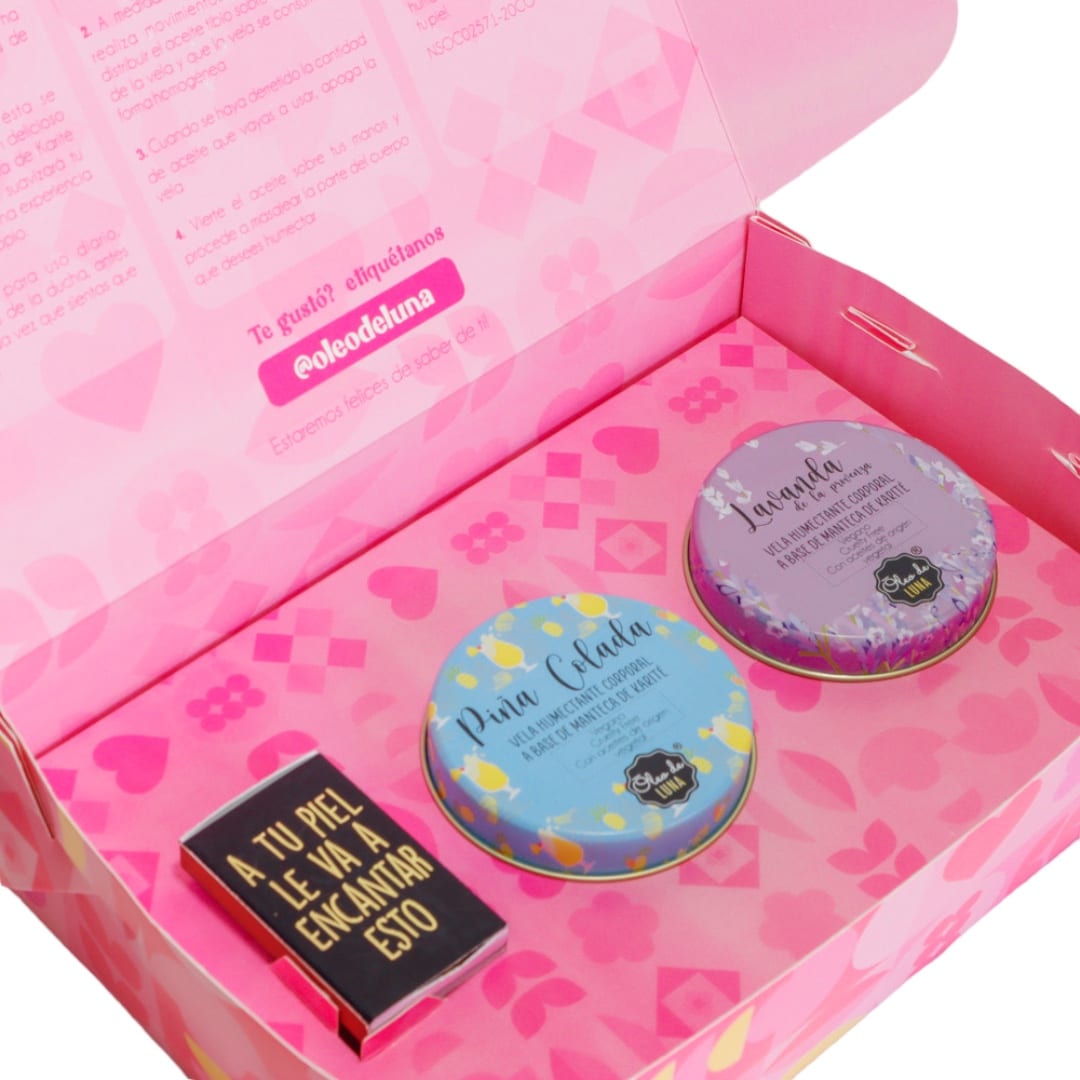 Box of 2 Assorted Moisturizing Body Candles