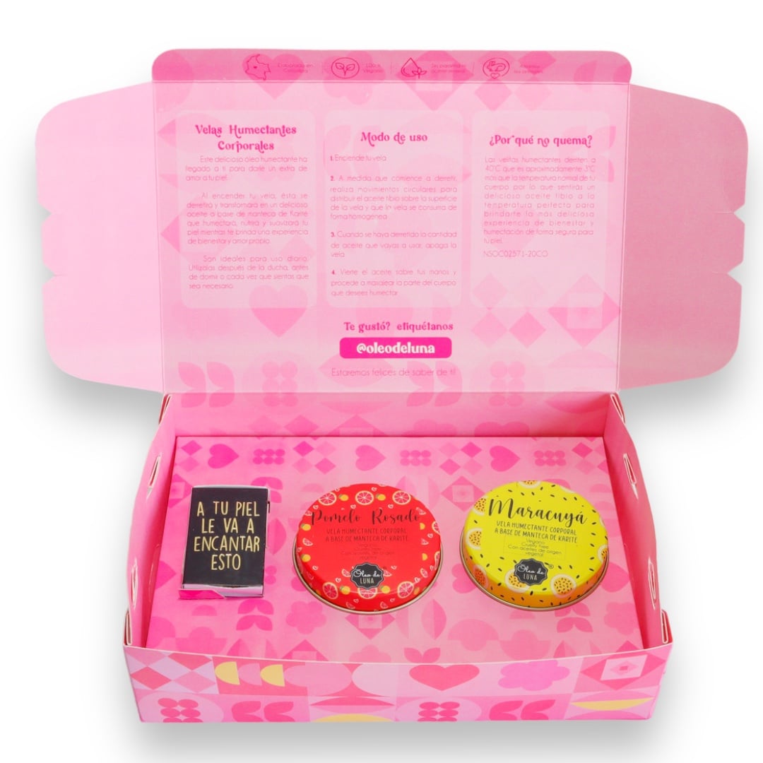 Box of 2 Assorted Moisturizing Body Candles