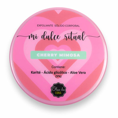 Cherry Mimosa Body Scrub Hearts