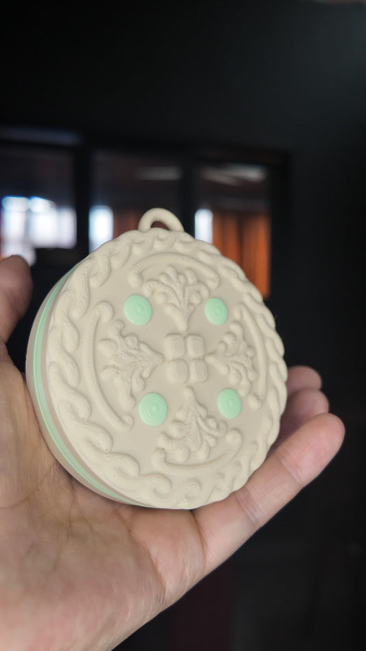 Lemon Festival Cookie 3D printed decorative mirror