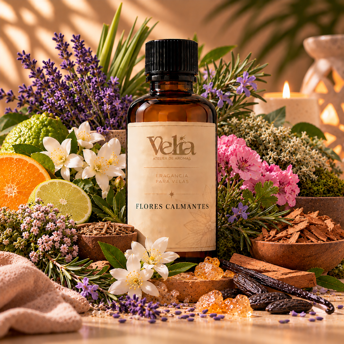 Esencia de aceite · Flores Calmantes