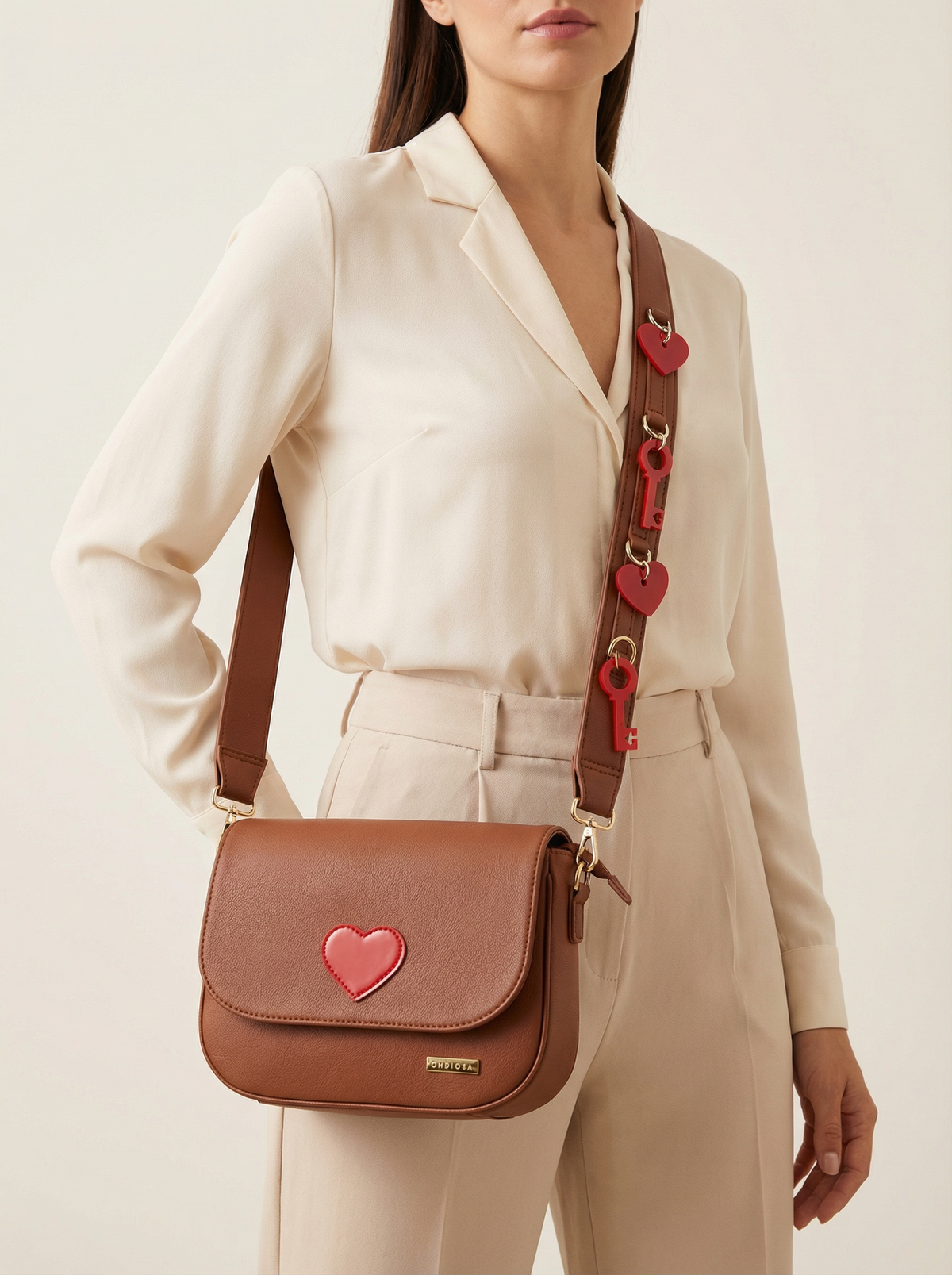 Carriel Amor Heart Crossbody Bag – Colombian Carriel-Style Purse