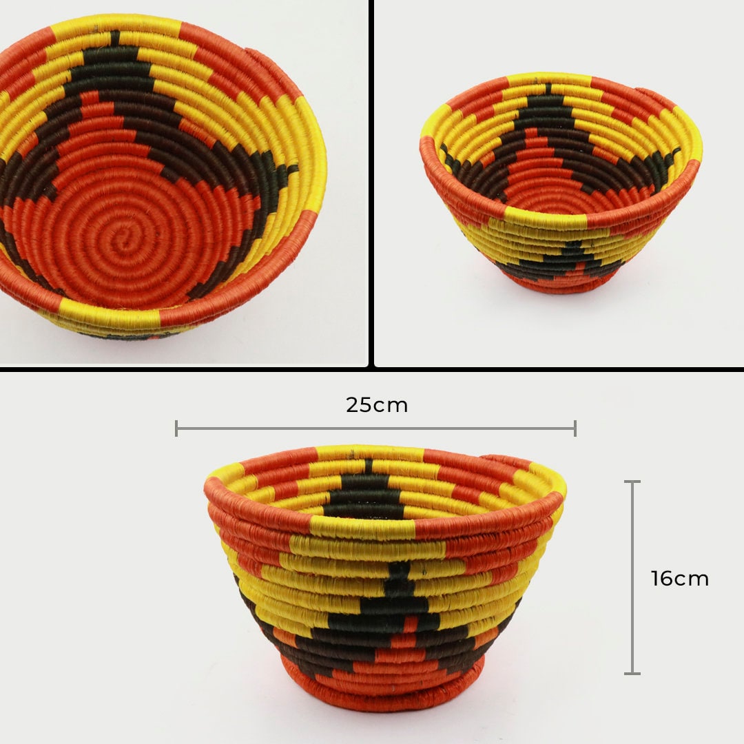 Handmade Fruit Bowl Centerpiece in Fique Fabric