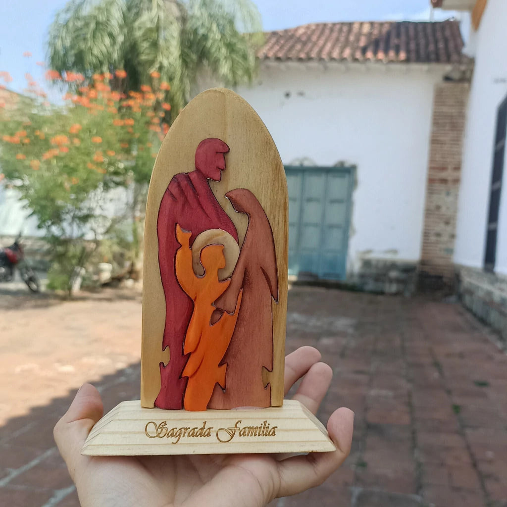Holy Family Wood Art