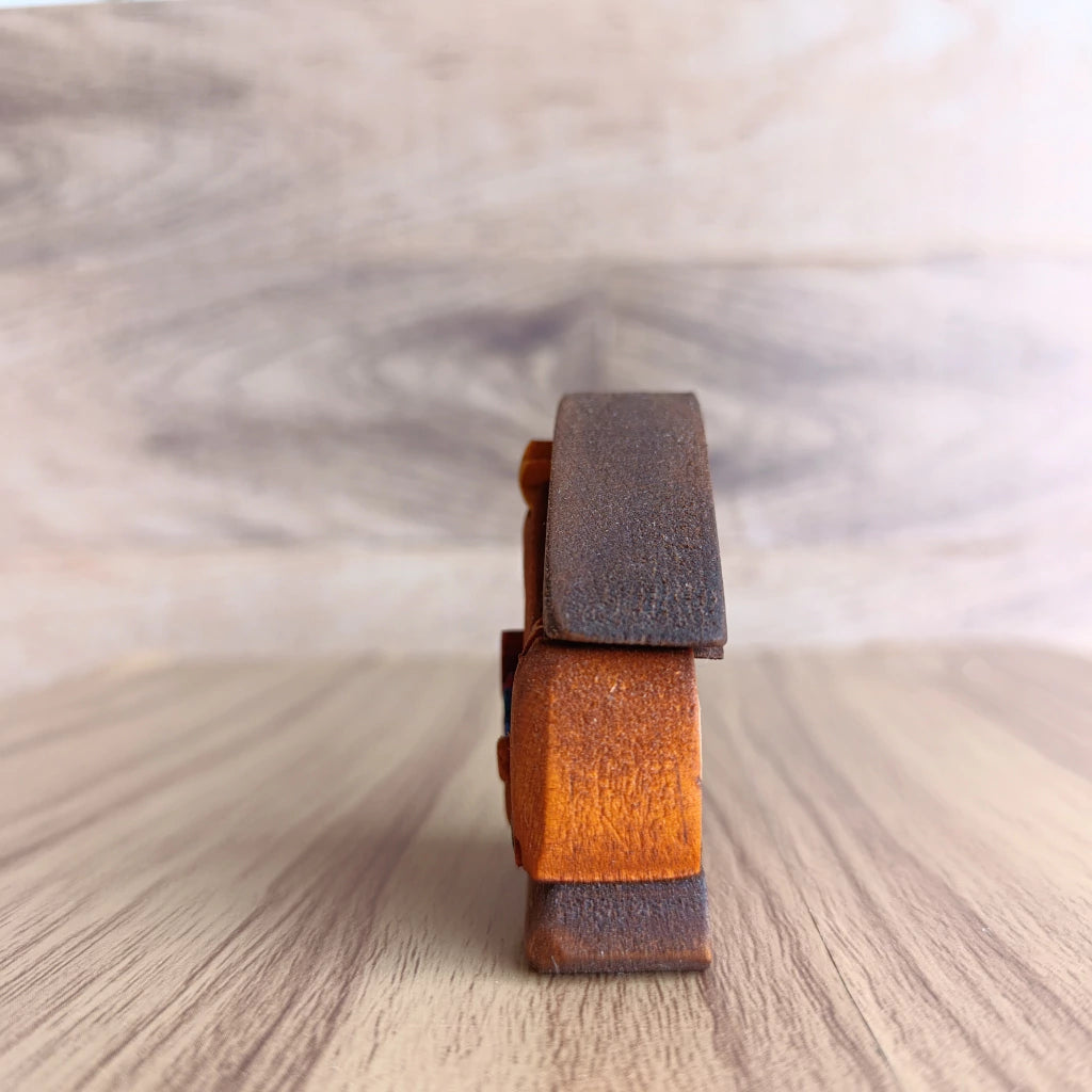 Mushroom Wooden Nativity Scene