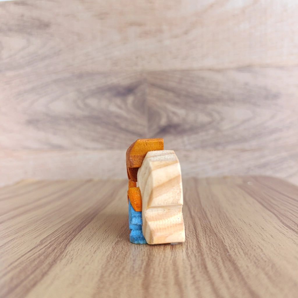 Star Wooden Nativity Scene