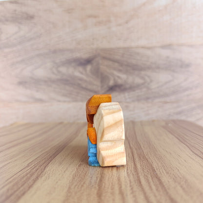Star Wooden Nativity Scene