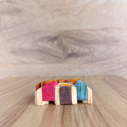 Star Wooden Nativity Scene