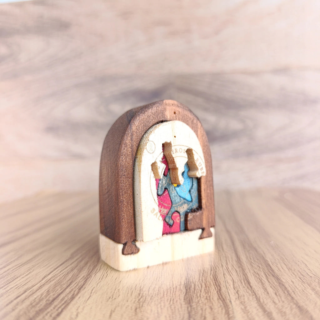 Flight into Egypt Wood Art