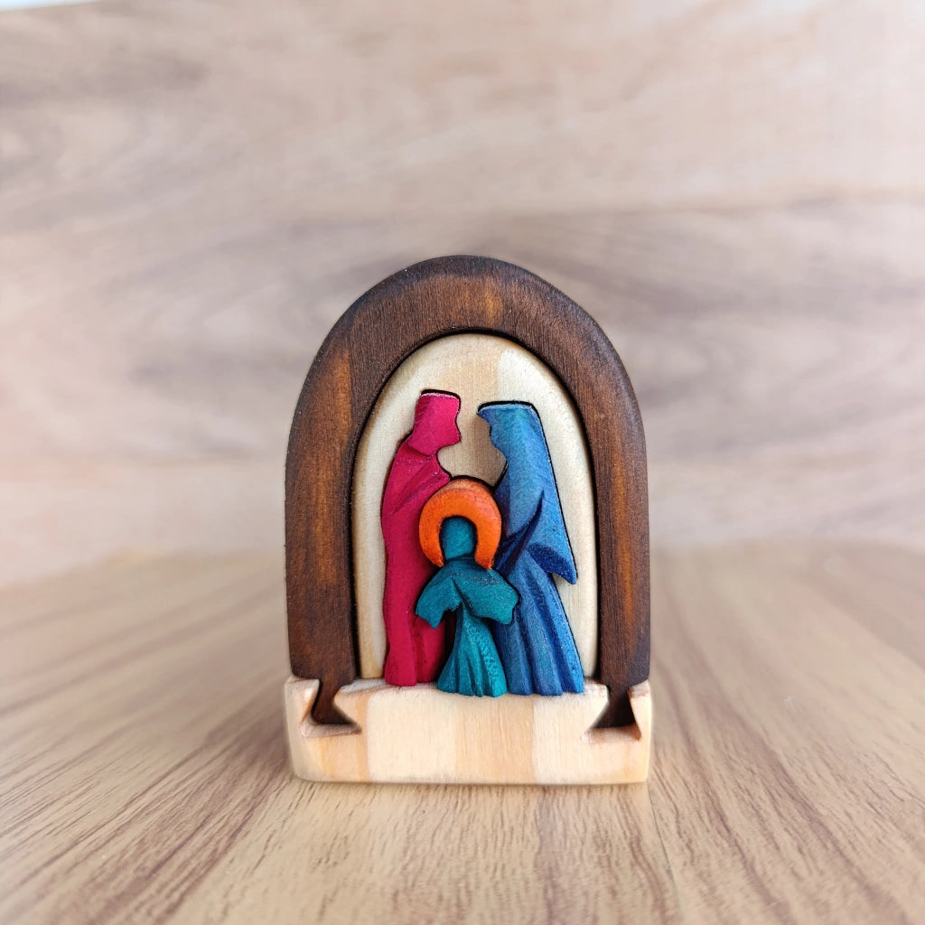Holy Family Wood Art