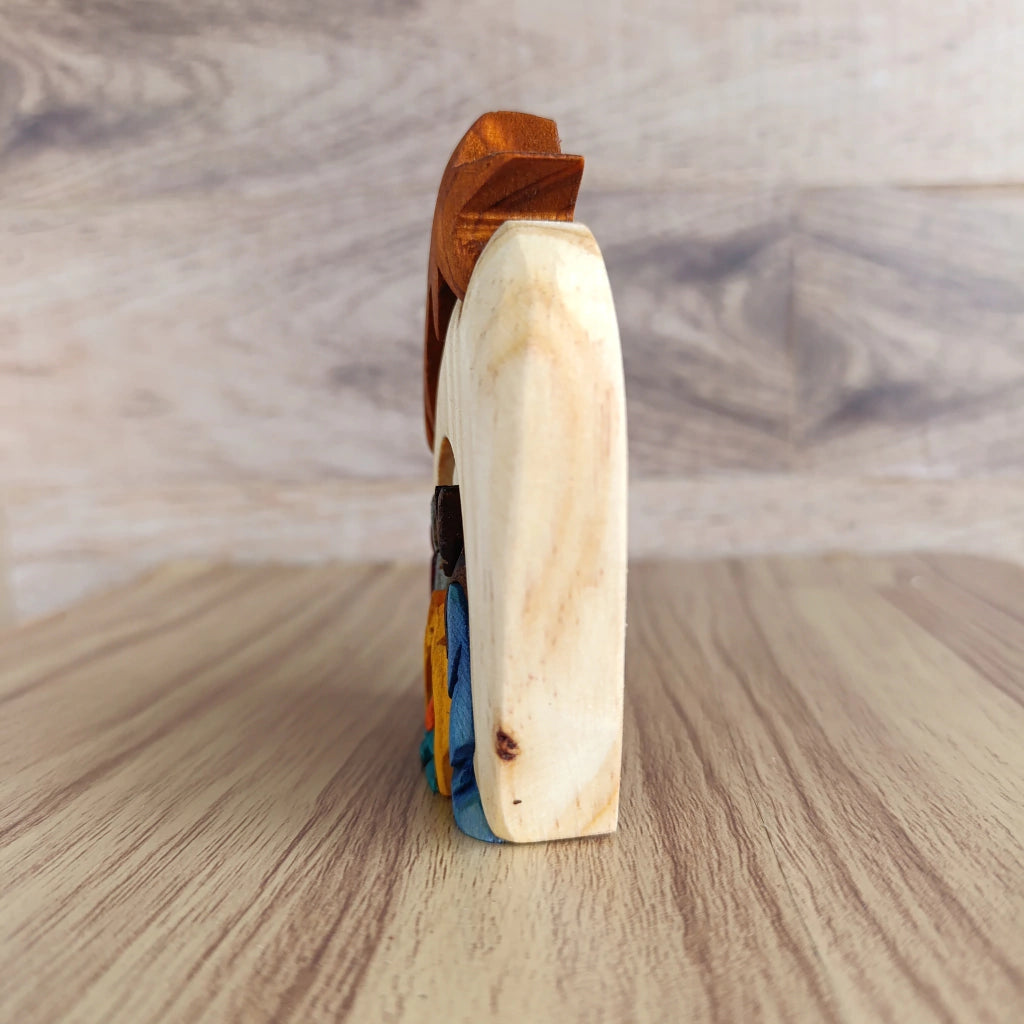 Star Wooden Nativity Scene