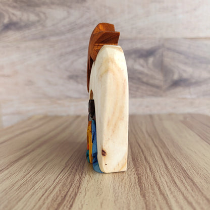 Star Wooden Nativity Scene