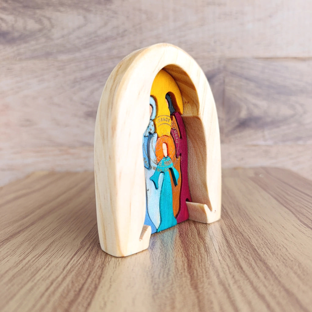 Holy Family Wood Art