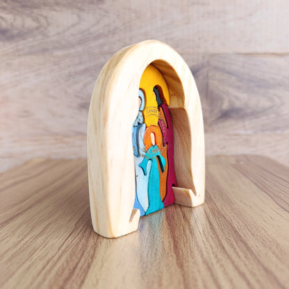 Holy Family Wood Art