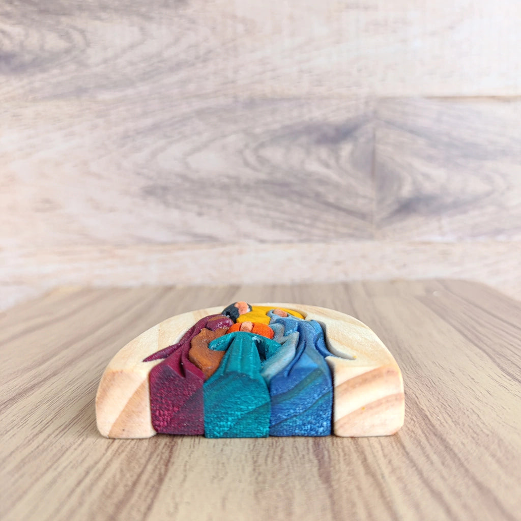 Holy Family Wood Art