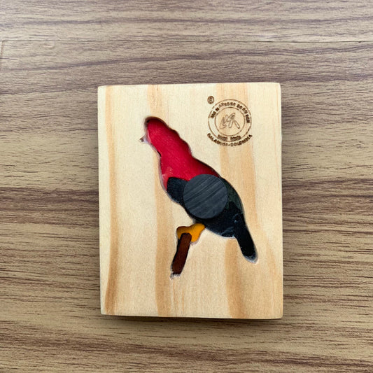 Andean Cock-of-the-Rock Wooden Fridge Magnet