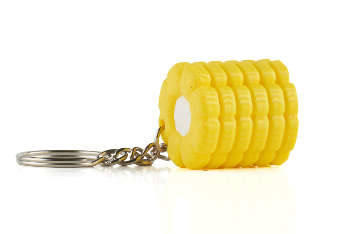 Corn on the Cob 3D printed keychain
