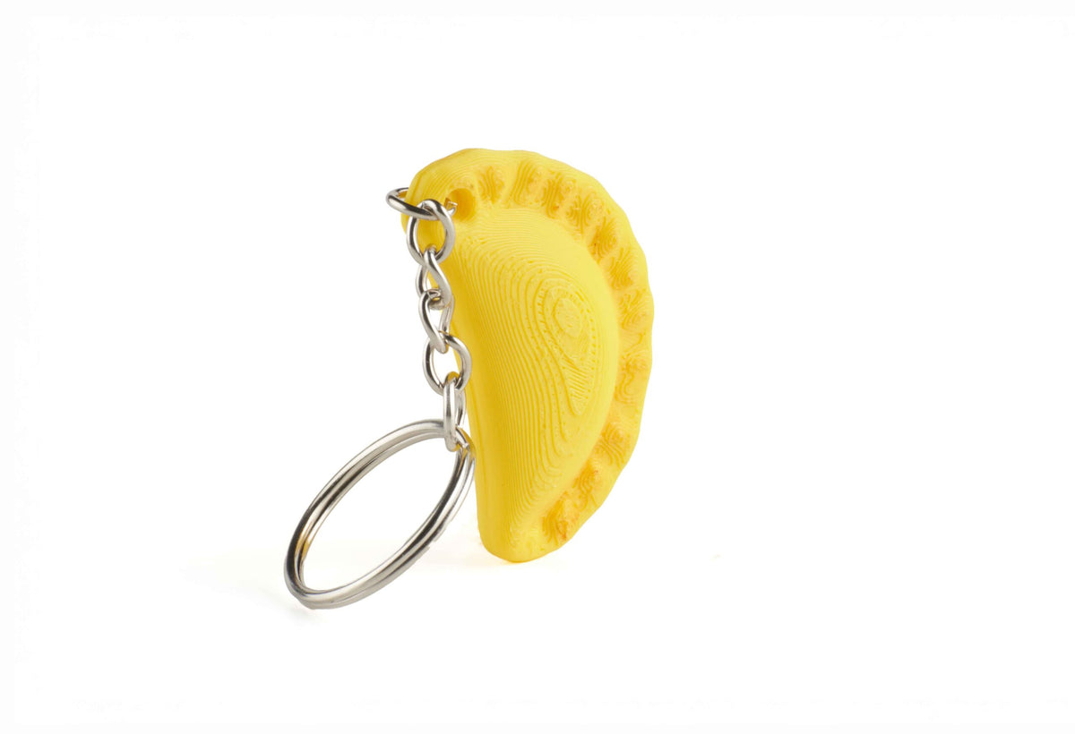 Empanada 3D printed keychain