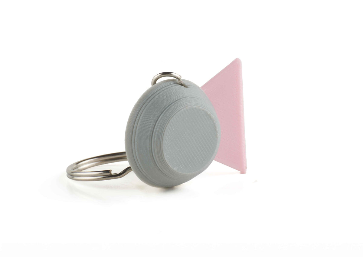 Tejo & Mecha 3D printed keychain