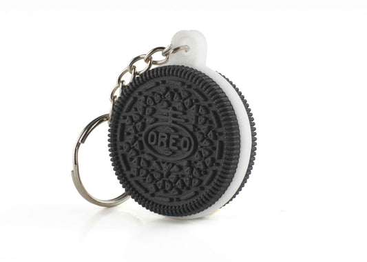 Oreo Cookie 3D printed keychain
