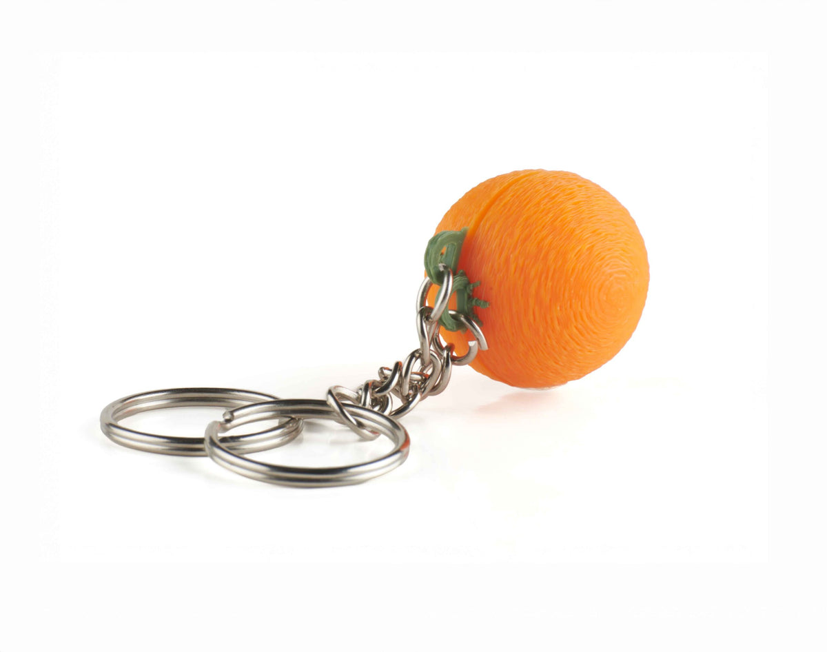 "Media Naranja" Orange Halves Couple 3D printed keychain