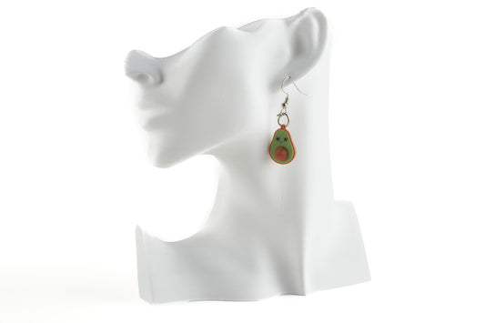 Avocado 3D printed pair of earrings