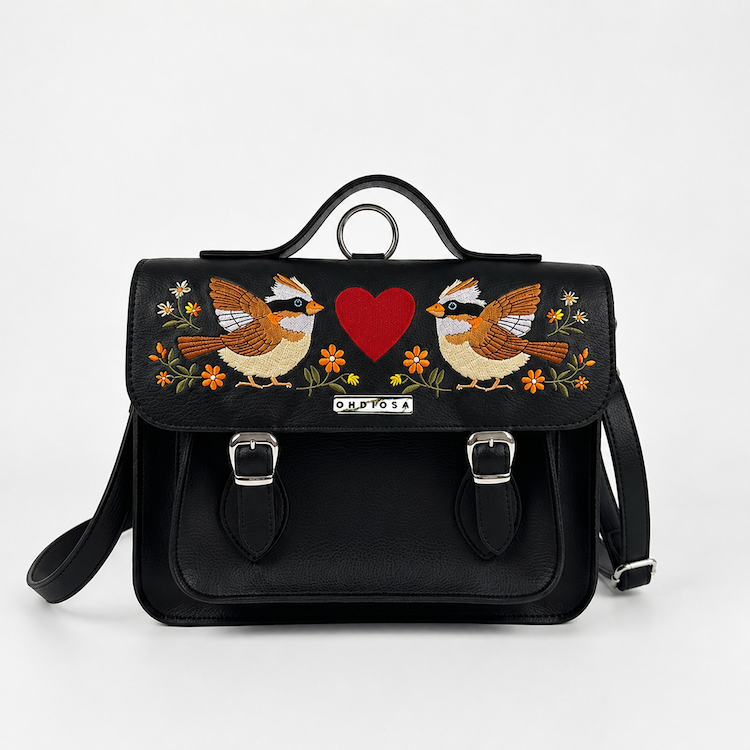 Medium Bogotá Copetón Embroidered Bag – Convertible Backpack Purse