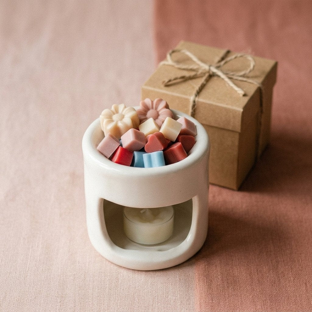 Cylinder essence oil burner decorative aroma diffuser