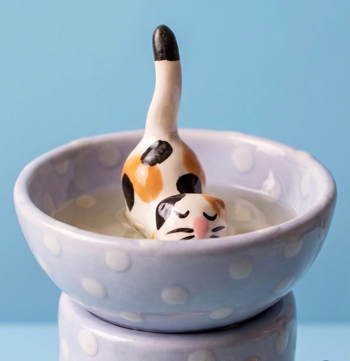 Tail-Up Cat essence oil burner cat lover gift