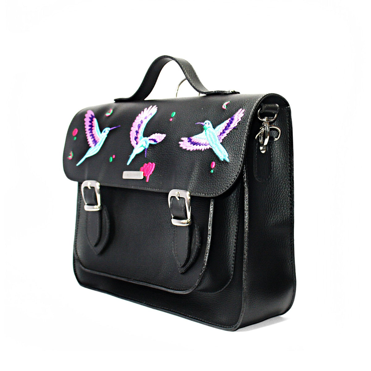 Jumbo Colibrí Hummingbird Embroidered Bag – Laptop Backpack Purse
