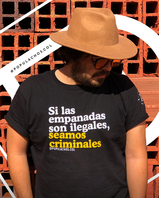 Colombian Black T-Shirt "Criminal"